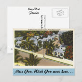 Florida, Key West, Cactus Terrace Postkarte (Vorne/Hinten)