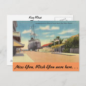 Florida, Key West, Duval St. Postkarte (Vorne/Hinten)