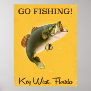 Florida Key West Vintage-Angelposter Poster