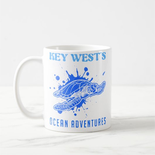 Florida Key West'S Ocean Adventures Tauchen F Kaffeetasse (Links)
