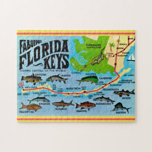 Florida Keys 11x14 Fisch Puzzle