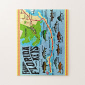 Florida Keys 11x14 Fisch Puzzle (Vertikal)
