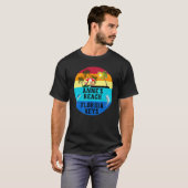 Florida Keys Annes Beach Chairs Palm Trees S T-Shirt (Vorne ganz)