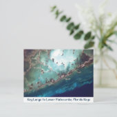 Florida Keys aus dem Weltraum Postkarte (Stehend Vorderseite)