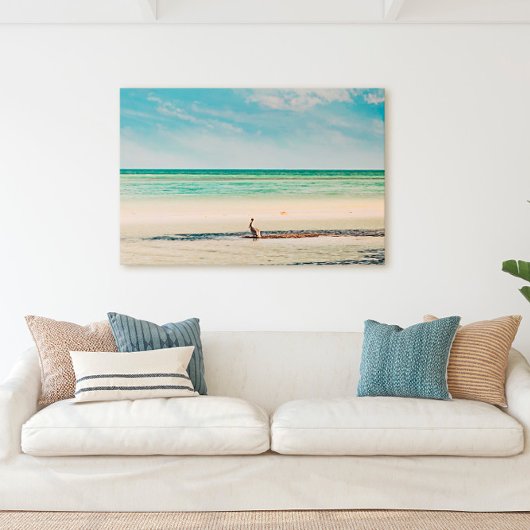 Florida Keys Bahia Honda Pelican Beach Scene Leinwanddruck