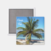 Florida Keys Bahia Honda Staat Park Palm Magnet (Vorderseite/Rückseite)