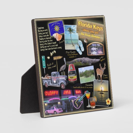 Florida Keys Collage Fotoplatte (Vorderseite)