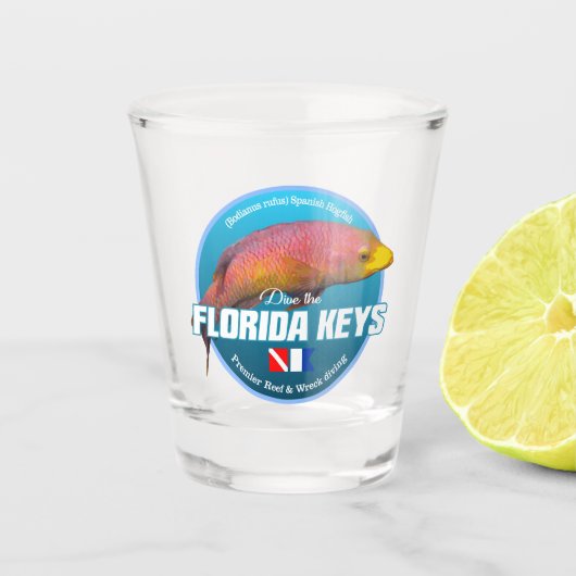 Florida Keys (DD2) Schnapsglas (Vorderseite)