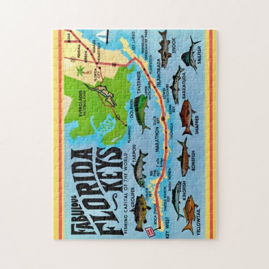 Florida Keys Fabulous Fish Puzzle (Vertikal)