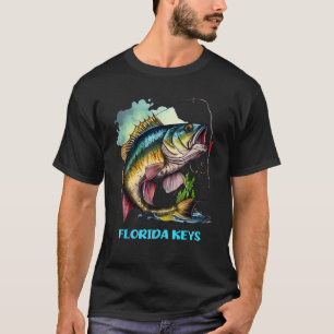 Florida Keys FL Fliegenfischen Ausflug Fischer Fly T-Shirt