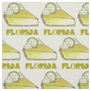 FLORIDA Keys FL Key Limon Keylime Pie Slice Feinsc Stoff