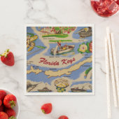 Florida Keys Fun Papier Serviette (Beispiel)