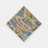 Florida Keys Fun Papier Serviette (Ecke)