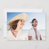 Florida Keys Hochzeit in Urlaubsort Save the Date (Rückseite)