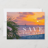 Florida Keys Hochzeit in Urlaubsort Save the Date (Vorderseite)
