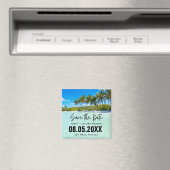 Florida Keys Hochzeit in Urlaubsort Save the Date Magnet (In Situ (Geschirrspüler))
