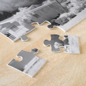 Florida Keys House und seine Palmen, USA. Puzzle (Seite)