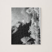 Florida Keys House und seine Palmen, USA. Puzzle (Vertikal)