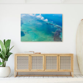 Florida Keys Islands vom Himmel Florida Leinwanddruck