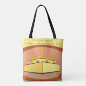 FLORIDA KEYS Jumbo Tote Bag Tasche (Rückseite)