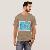 Florida Keys Key West Marathon Key Largo Illustrat T-Shirt (Vorne ganz)