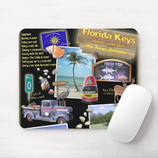 Florida Keys Mousepad (Mit Mouse)