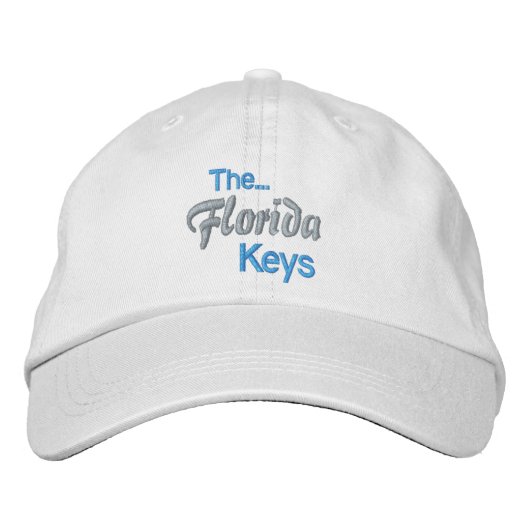 FLORIDA KEYS Mütze Bestickte Baseballkappe (Vorderseite)