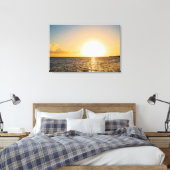 Florida Keys Ocean Sunset Golden Glow Leinwanddruck (Insitu (Schlafzimmer))