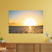 Florida Keys Ocean Sunset Golden Glow Leinwanddruck (Insitu (Wohnzimmer))