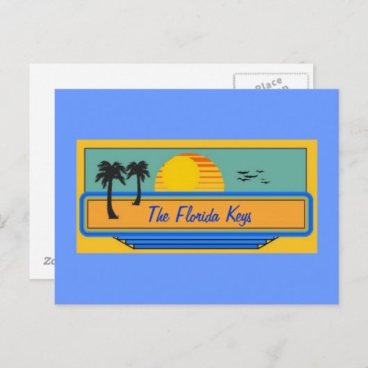Florida Keys Postkarte (Vorne/Hinten)