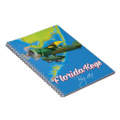 Florida Keys Reiseplakat Notizblock (Rechte Seite)