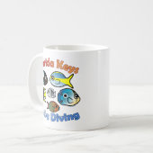 Florida Keys Scuba Diving Kaffeetasse (Vorderseite Links)