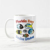 Florida Keys Scuba Diving Kaffeetasse (Links)