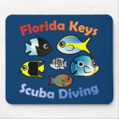 Florida Keys Scuba Diving Mousepad (Vorne)