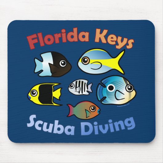 Florida Keys Scuba Diving Mousepad (Vorne)