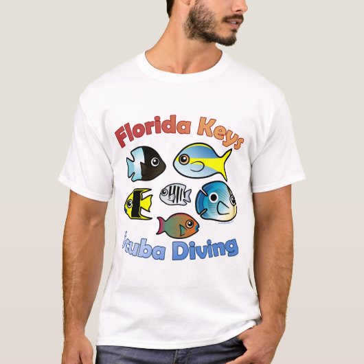 Florida Keys Scuba Diving T-Shirt (Vorderseite)