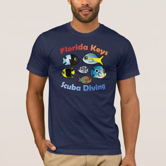 Florida Keys Scuba Diving T-Shirt (Vorderseite)