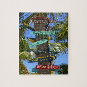 Florida Keys Sign Posts Puzzle