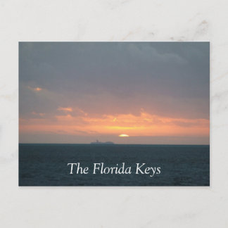 Florida Keys Sunrise Postkarte