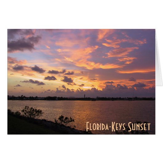 Florida-Keys Sunset (Vorderseite (Horizontal))