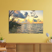 Florida Keys Sunset Mangrove Ocean Szene Leinwanddruck (Insitu (Wohnzimmer))