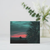 Florida Keys Sunset Postcard groß Postkarte (Stehend Vorderseite)