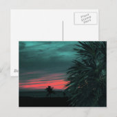 Florida Keys Sunset Postcard groß Postkarte (Vorne/Hinten)