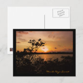 Florida Keys Sunset Postkarte (Vorne/Hinten)
