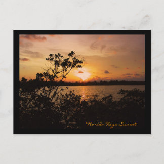 Florida Keys Sunset Postkarte