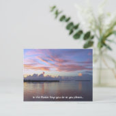 Florida Keys Sunset Postkarte (Stehend Vorderseite)