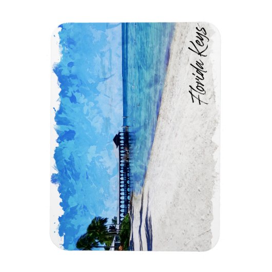 Florida Keys Tropical Magnet (Vertikal)