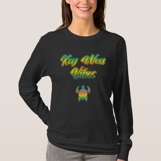 Florida Keys Turtle Vibes  The Conch Republic of K T-Shirt (Vorderseite)