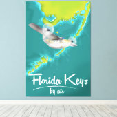 Florida Keys Vacacation Poster Leinwanddruck (Insitu (Holzboden))