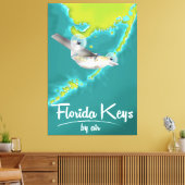 Florida Keys Vacacation Poster Leinwanddruck (Insitu (Wohnzimmer))